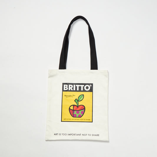APPLE Tote White Bag