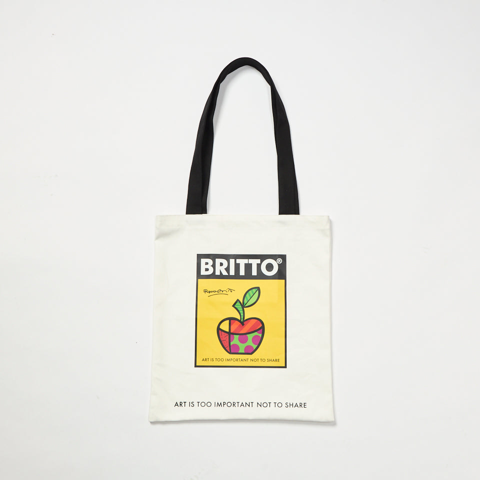 APPLE Tote White Bag