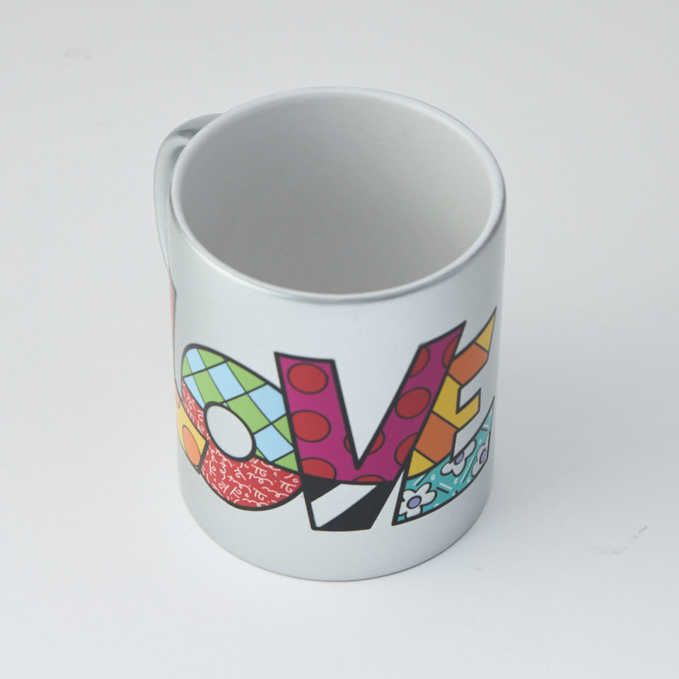 LOVE Silver Mug Cup