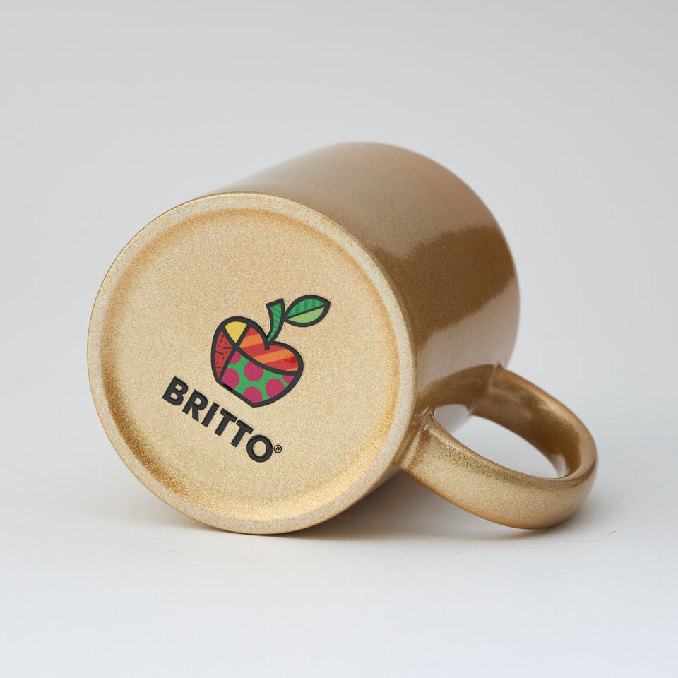 LOVE Gold Mug Cup