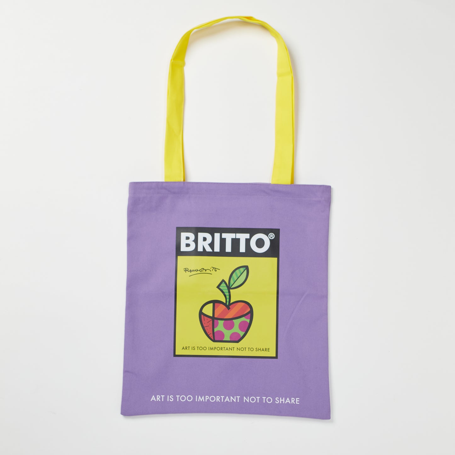 APPLE Tote Purple Bag