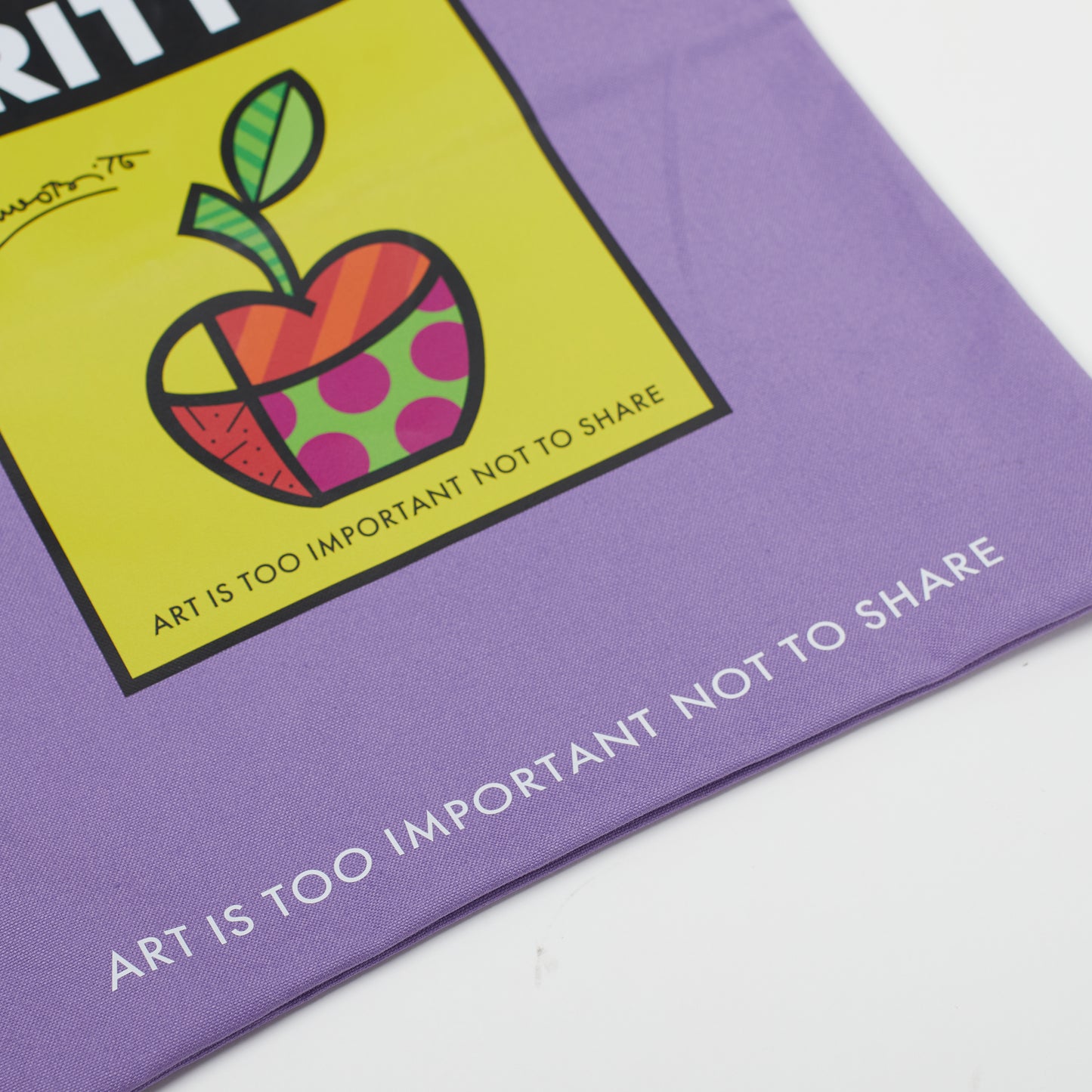 APPLE Tote Purple Bag