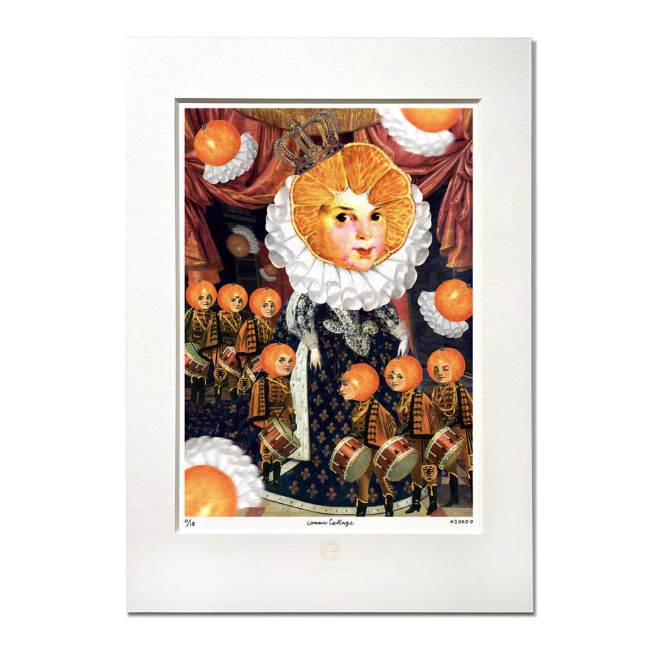 A3_No.009「Princess Orange and the soldiers」オレンジ姫と兵隊