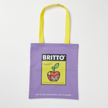 APPLE Tote Purple Bag