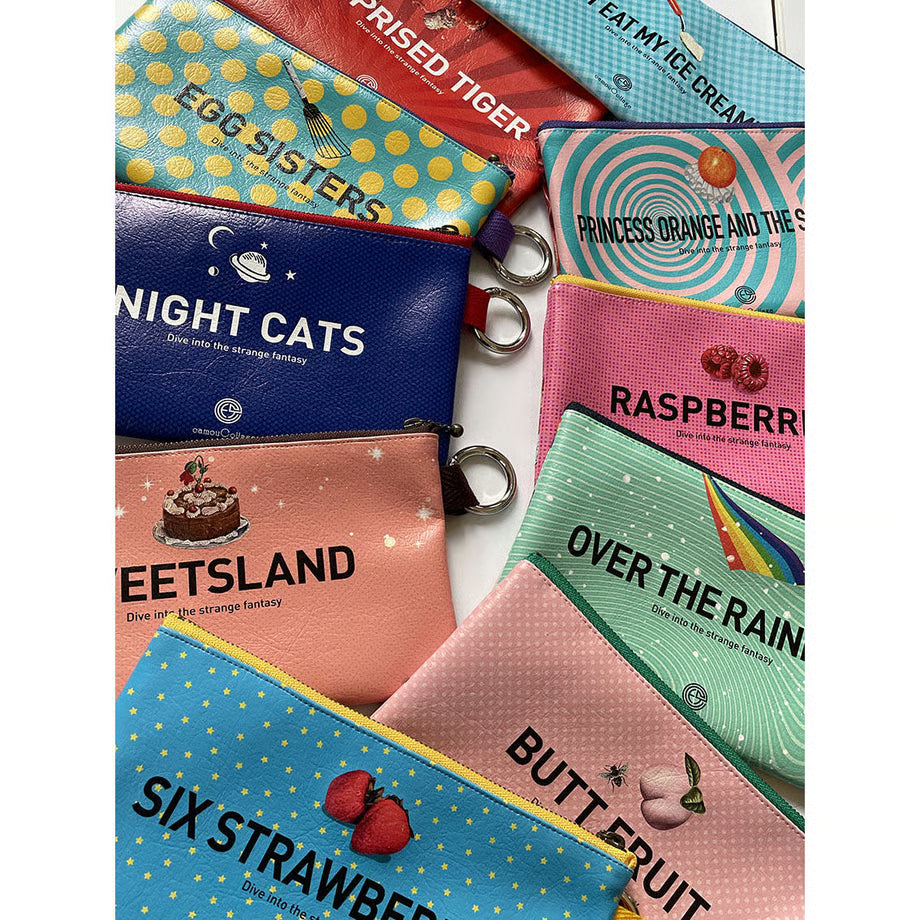 フラットポーチ「Sweetsland」