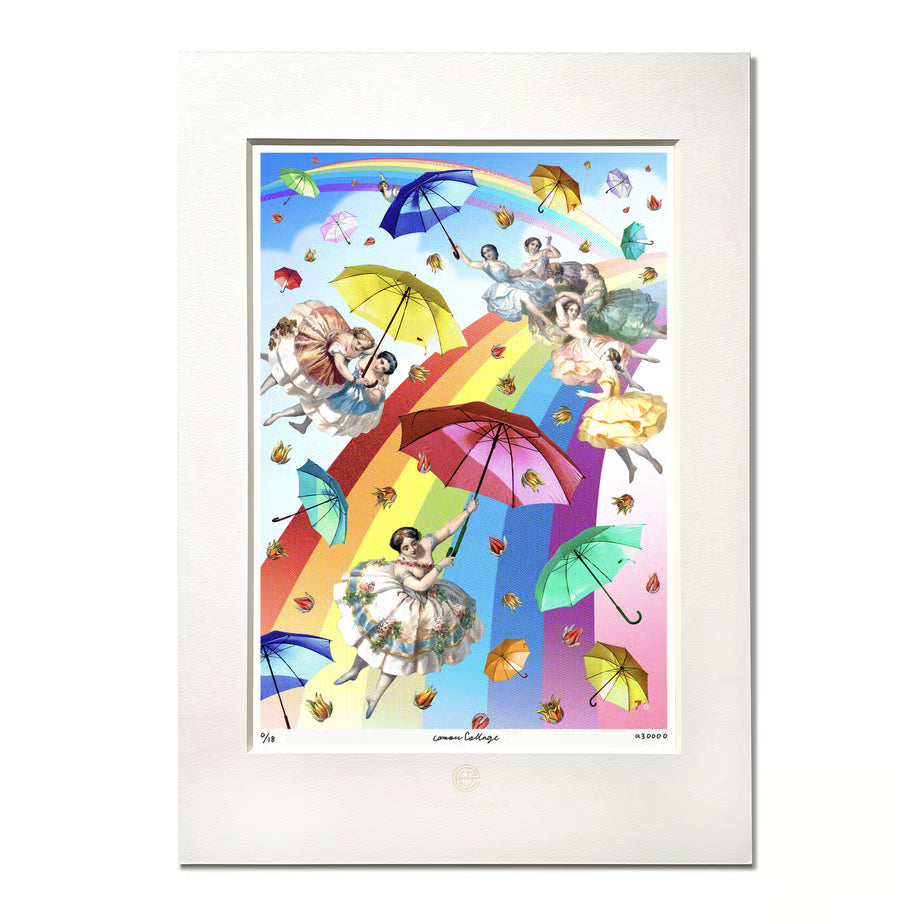 A3_No.004「Rainbow after the rain」雨上がりの虹