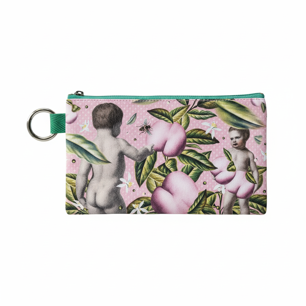 フラットポーチ「Butt fruit」