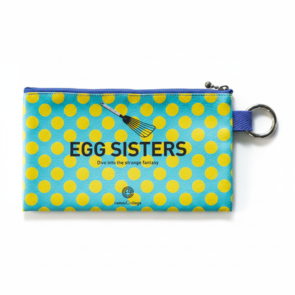 フラットポーチ「Egg sisters」