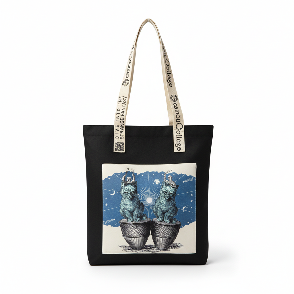 アートバッグ「Night cats」
