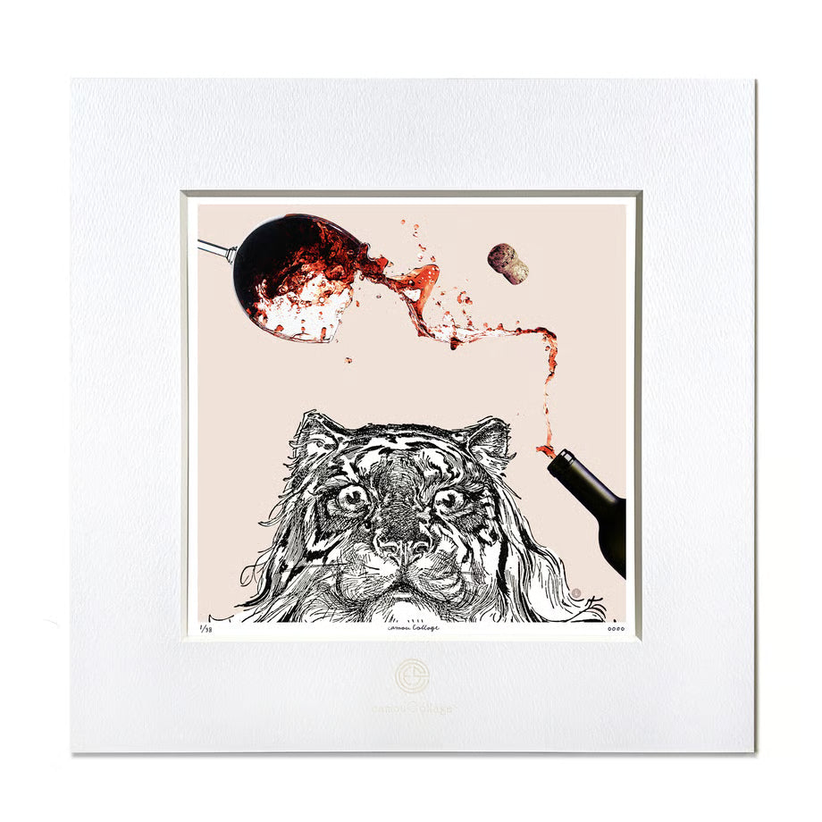 No.0007 「Surprised tiger」 驚いたトラ