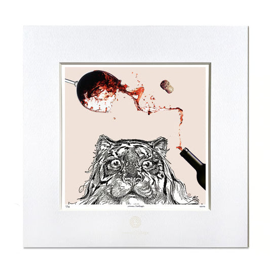 No.0007 「Surprised tiger」 驚いたトラ