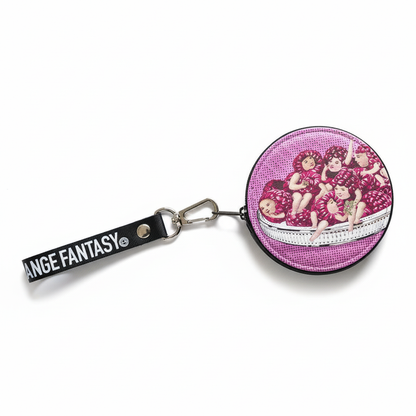 ラウンドポーチ「Raspberries」