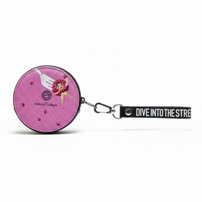 ラウンドポーチ「Raspberries」