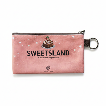 フラットポーチ「Sweetsland」