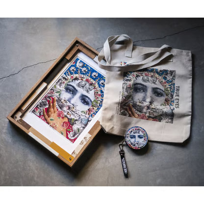 トートバッグ「True eyes I」