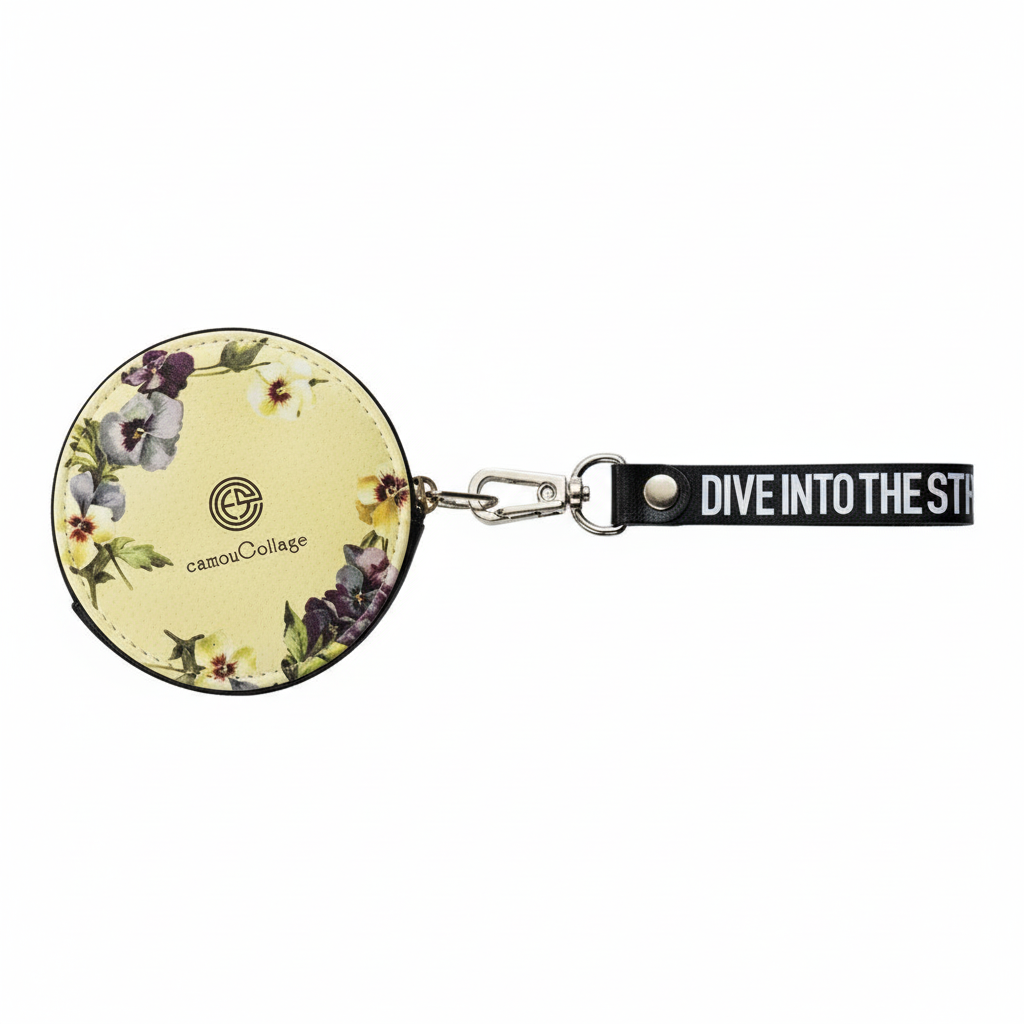 ラウンドポーチ「Viola bird」