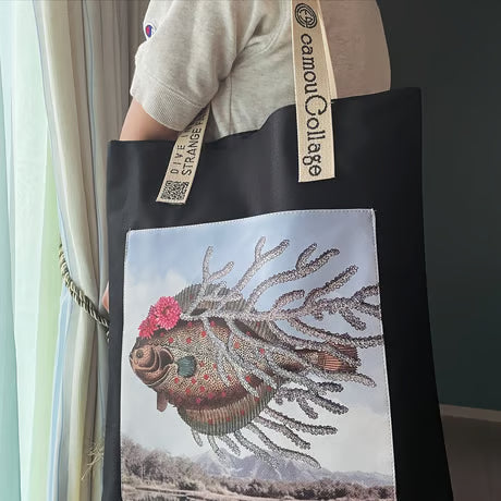 アートバッグ「Swimming sky」