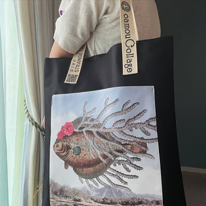 アートバッグ「Swimming sky」