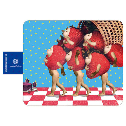 スマホケース「Six strawberries」