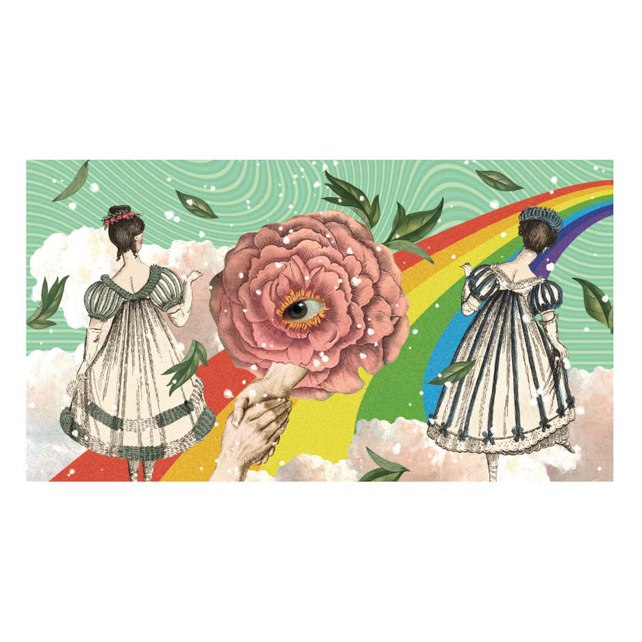 フラットポーチ「Over the rainbow」