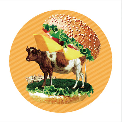 ラウンドポーチ「Beef 100%」