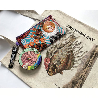 フラットポーチ「Princess Orange and the soldiers」