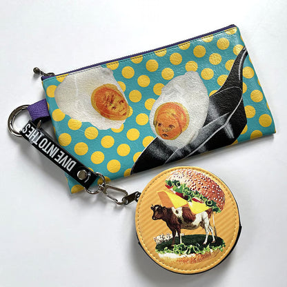 フラットポーチ「Egg sisters」